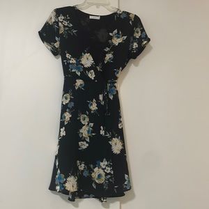 Floral Wrap Sundress